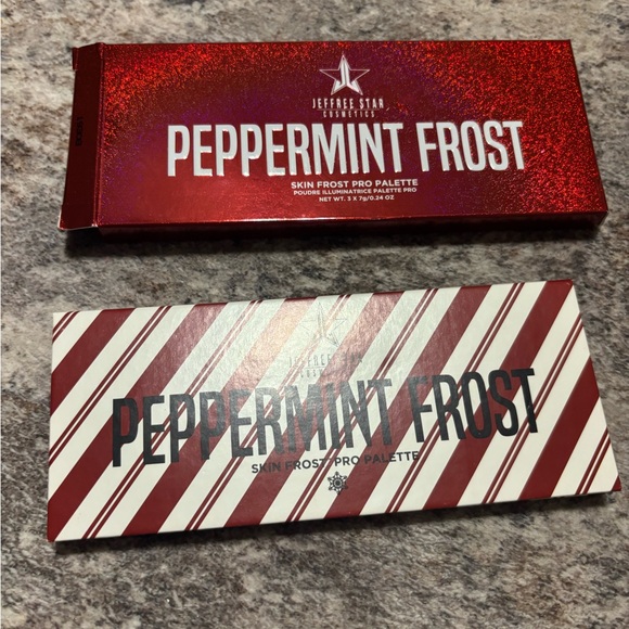 Jeffree Star Peppermint Frost Highlighter Palette - Red, Gold, Brown - Picture 2 of 2